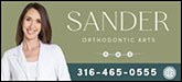 Sander Orthodontic Arts Sponsorship Banner