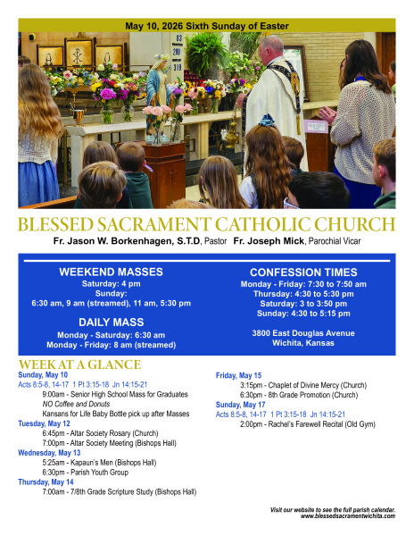Sunday, May 10, 2026 Bulletin