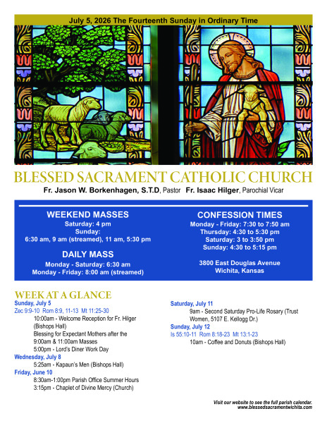 Sunday, July 5, 2026 Bulletin